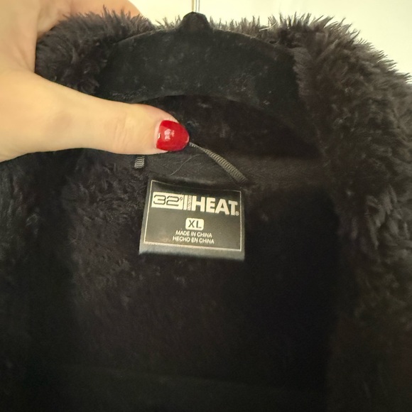 32 Degrees Women's Black Teddy Jacket - Picture 4 of 5